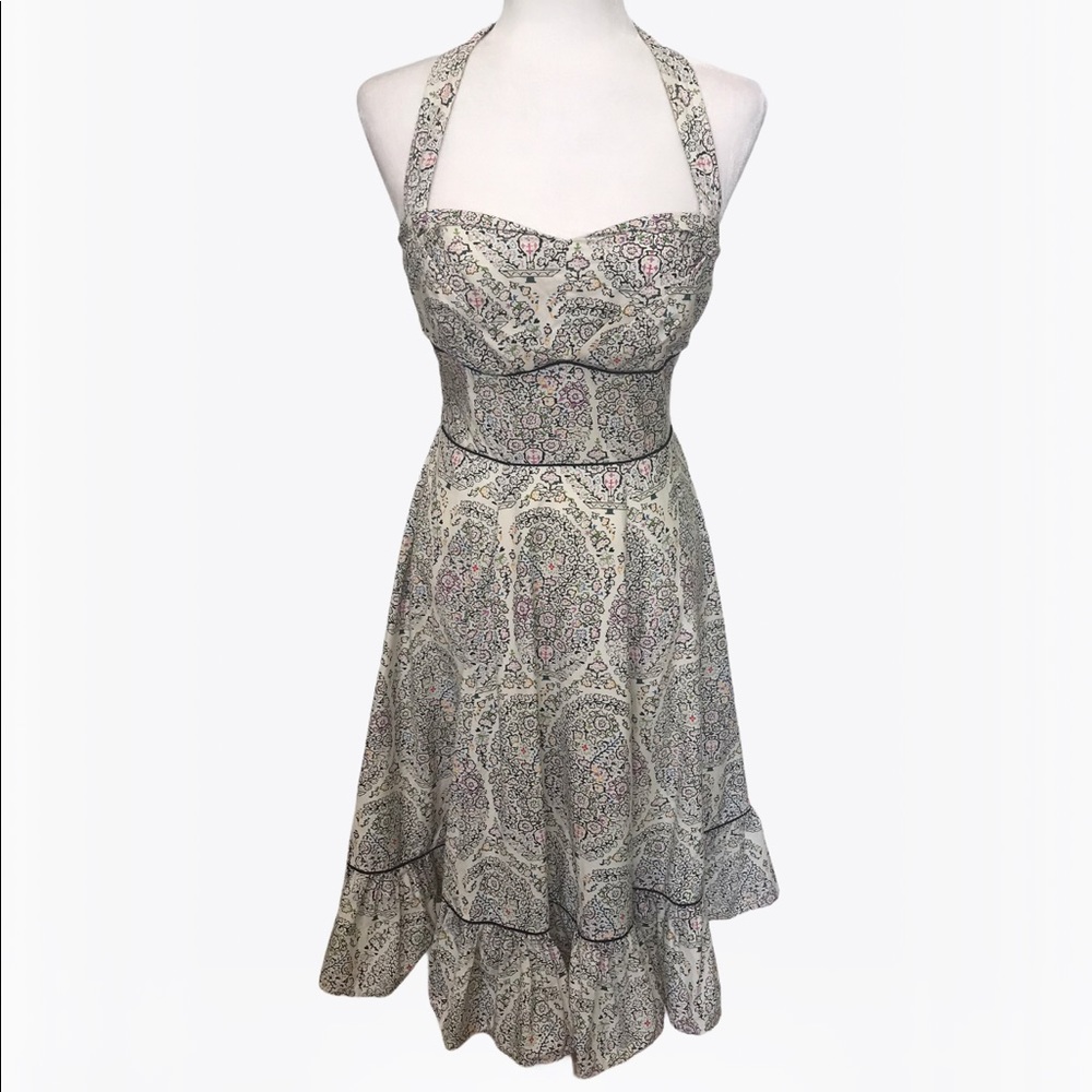Anthropologie Girls From Savoy Midi Dress - 2/4 - Picture 9 of 17